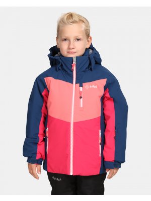 Dívčí lyžařská bunda KILPI VALERA-JG UJ0110KI TMAVĚ MODRÁ
