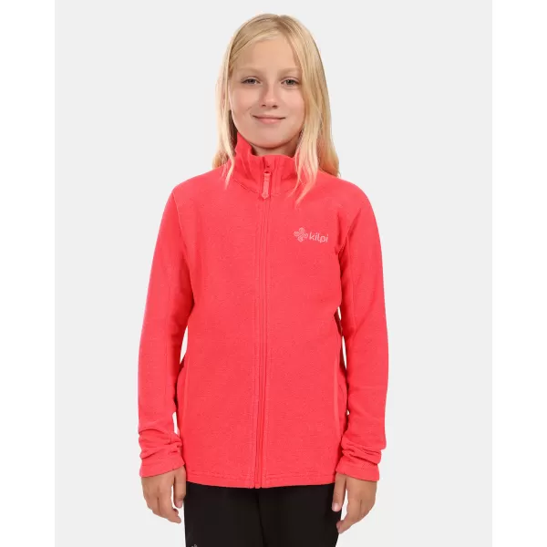  Dětská fleece mikina KILPI GLAMER-J ZJ0203KI RŮŽOVÁ 