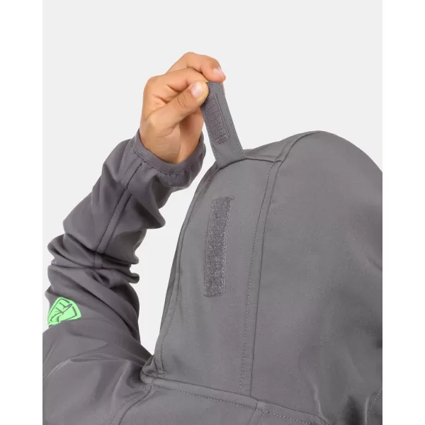  Dětská softshellová bunda KILPI RAVIO-J ZJ0105KI ČERNÁ 