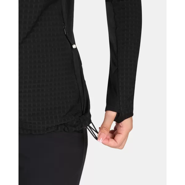  Dámská fleece mikina KILPI FRENSIS-W ZL0203KI ČERNÁ 