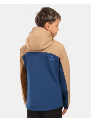 Dětská softshellová bunda KILPI RAVIO-J ZJ0105KI TMAVĚ MODRÁ