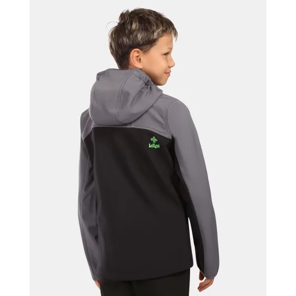  Dětská softshellová bunda KILPI RAVIO-J ZJ0105KI ČERNÁ 