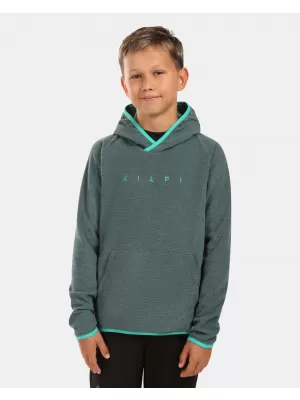 Chlapecké fleece mikina KILPI FLOND-JB ZJ0202KI ZELENÁ