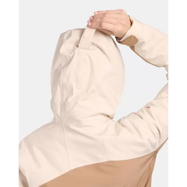  Dámská lyžařská bunda KILPI FLIP-W ZL0110KI BÉŽOVÁ 