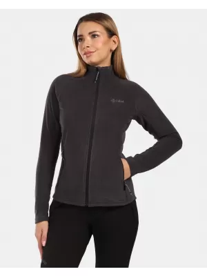 Dámská fleece mikina KILPI GLAMER-W ZL0210KI ČERNÁ