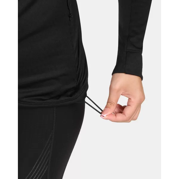  Dámská fleece mikina KILPI SIREN-W ZL0205KI ČERNÁ 