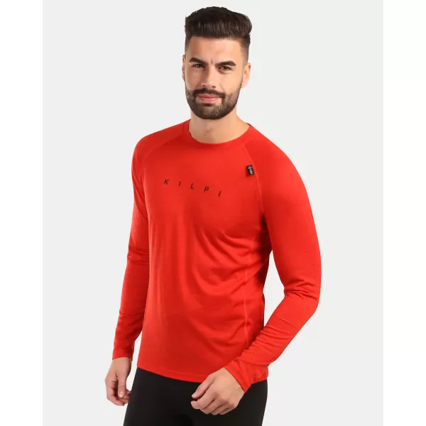  Pánské termo triko KILPI MAVORA TOP-M ZM0502KI ČERVENÁ 