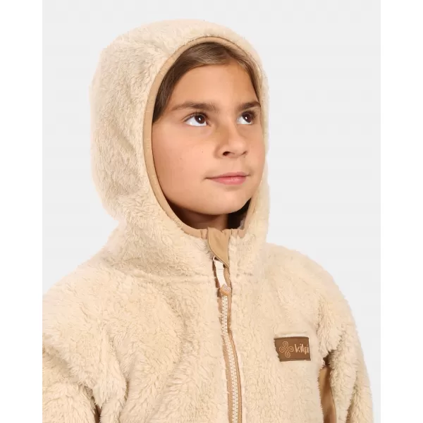  Dívčí fleece mikina KILPI NORKA-JG ZJ0207KI BÉŽOVÁ 