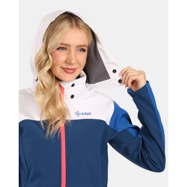  Dámská softshellová bunda KILPI RAVIA-W ZL0125KI TMAVĚ MODRÁ 