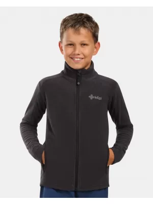 Dětská fleece mikina KILPI GLAMER-J ZJ0203KI ČERNÁ