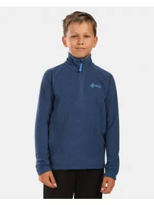 Dětská fleece mikina KILPI ALMERI-J ZJ0204KI TMAVĚ MODRÁ