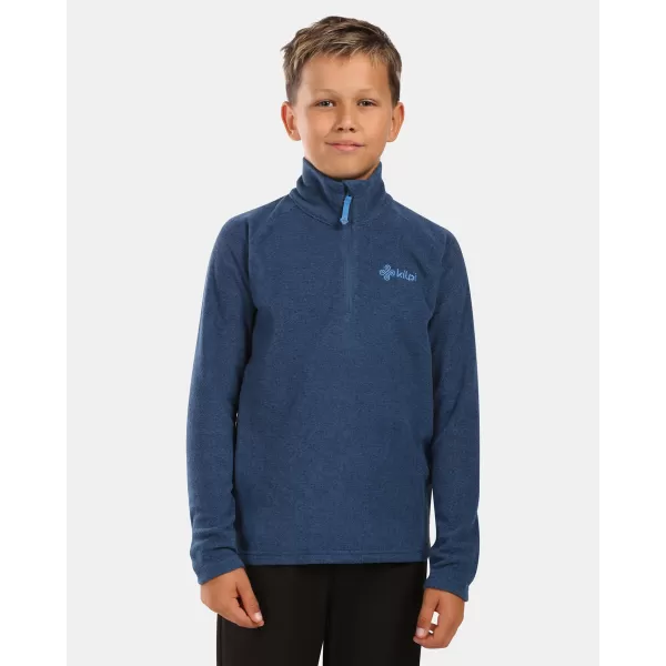  Dětská fleece mikina KILPI ALMERI-J ZJ0204KI TMAVĚ MODRÁ 
