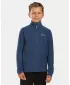 Dětská fleece mikina KILPI ALMERI-J ZJ0204KI TMAVĚ MODRÁ