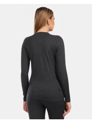 Dámské termo triko KILPI MAVORA TOP-W ZL0502KI ČERNÁ