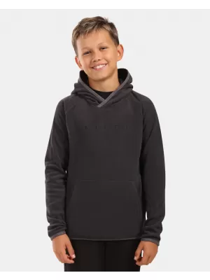 Chlapecké fleece mikina KILPI FLOND-JB ZJ0202KI ČERNÁ