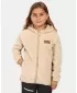 Dívčí fleece mikina KILPI NORKA-JG ZJ0207KI BÉŽOVÁ