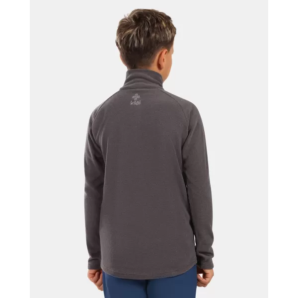  Dětská fleece mikina KILPI ALMERI-J ZJ0204KI TMAVĚ ŠEDÁ 