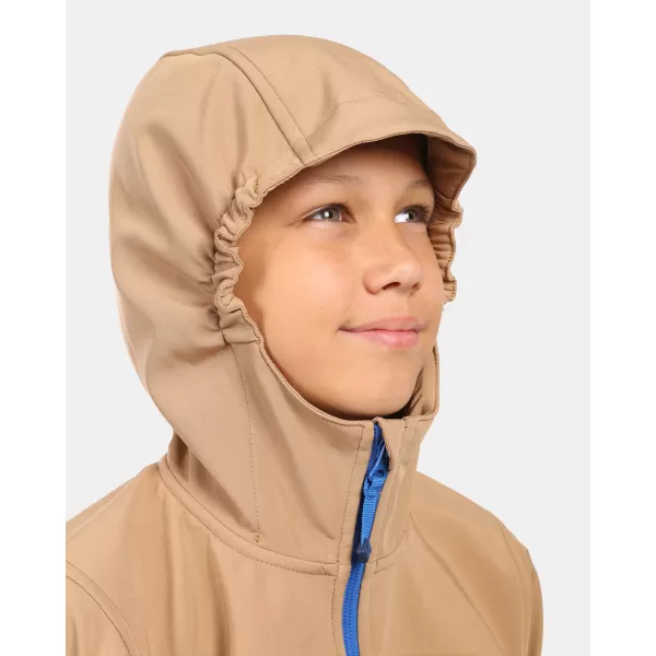  Dětská softshellová bunda KILPI RAVIO-J ZJ0105KI TMAVĚ MODRÁ 