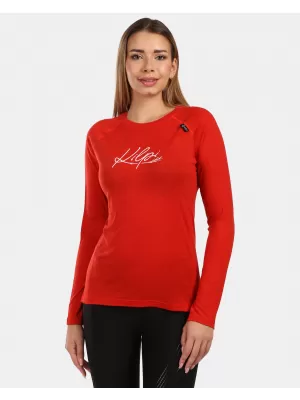 Dámské termo triko KILPI MAVORA TOP-W ZL0502KI ČERVENÁ