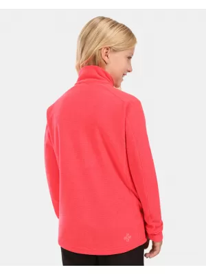 Dětská fleece mikina KILPI GLAMER-J ZJ0203KI RŮŽOVÁ