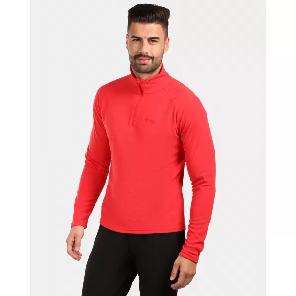  Pánská fleece mikina KILPI ALMERI-M ZM0209KI ČERVENÁ 