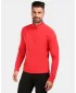 Pánská fleece mikina KILPI ALMERI-M ZM0209KI ČERVENÁ
