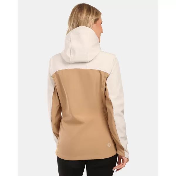  Dámská softshellová bunda KILPI RAVIA-W ZL0125KI BÉŽOVÁ 
