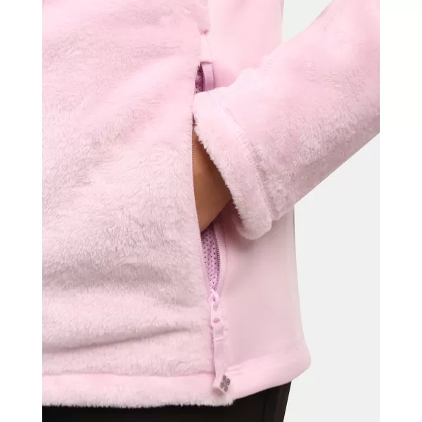  Dívčí fleece mikina KILPI SKATHI-JG ZJ0208KI SVĚTLE RŮŽOVÁ 
