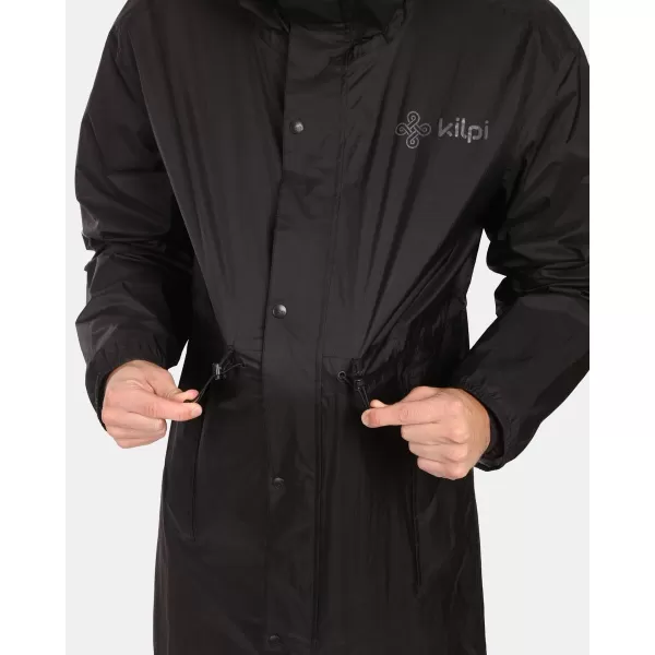  Pánská pláštěnka KILPI TEAM RAINCOAT-U ZU0105KI ČERNÁ 