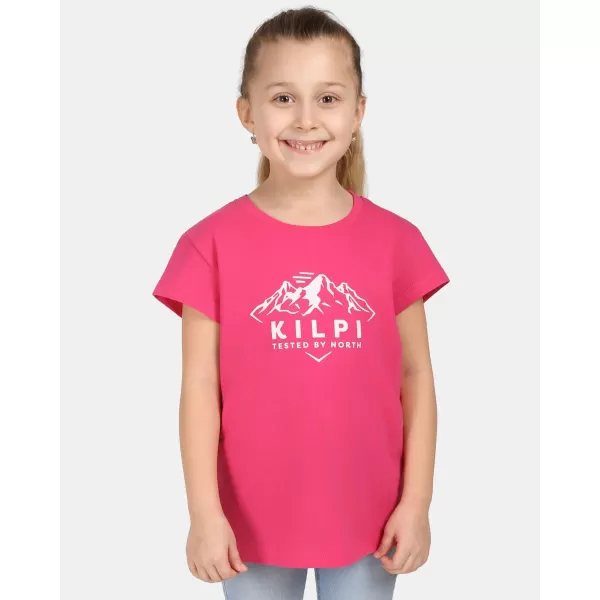  Dívčí triko KILPI ALBION-JG ZJ0304KI RŮŽOVÁ 
