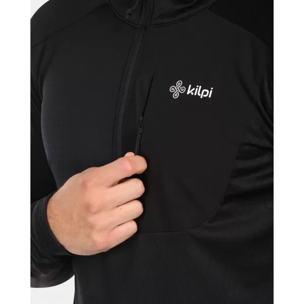  Pánská fleece mikina KILPI VIGO-M ZM0207KI ČERNÁ 