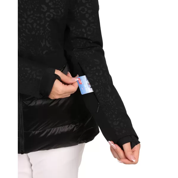  Dámská lyžařská bunda KILPI LENA-W ZL0106KI ČERNÁ 