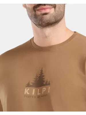 Pánské triko KILPI BASE-M ZM0301KI HNĚDÁ