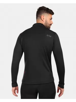 Pánská fleece mikina KILPI ERIN-M ZM0206KI ČERNÁ