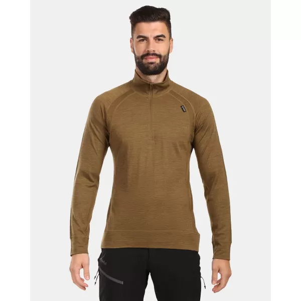  Pánské termo triko KILPI JAGER-M ZM0501KI HNĚDÁ 