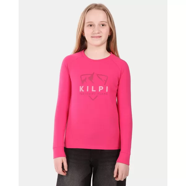  Dívčí triko KILPI VERATI-JG ZJ0303KI RŮŽOVÁ 