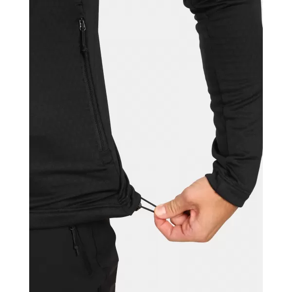  Pánská fleece mikina KILPI ERIN-M ZM0206KI ČERNÁ 