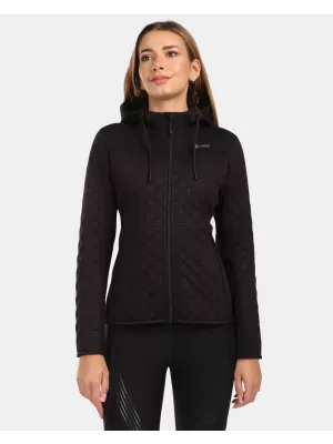 Dámská fleece mikina KILPI NEVIA-W ZL0212KI ČERNÁ