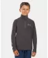 Dětská fleece mikina KILPI ALMERI-J ZJ0204KI TMAVĚ ŠEDÁ