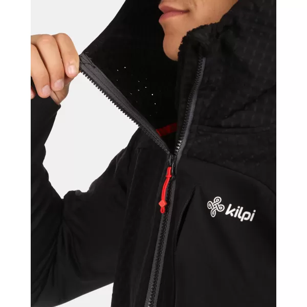  Pánská fleece mikina KILPI FRENI-M ZM0203KI ČERNÁ 