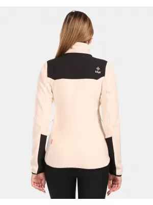 Dámská fleece mikina KILPI KAJAANI-W ZL0209KI BÉŽOVÁ