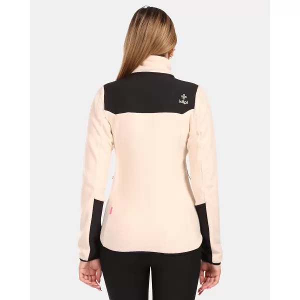  Dámská fleece mikina KILPI KAJAANI-W ZL0209KI BÉŽOVÁ 
