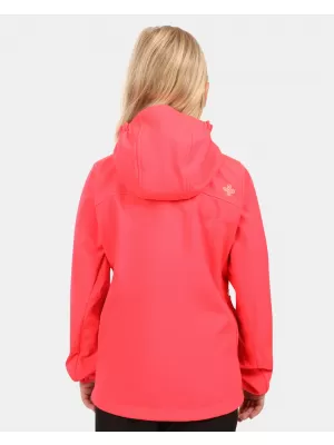 Dětská softshellová bunda KILPI RAVIA-J ZJ0115KI RŮŽOVÁ