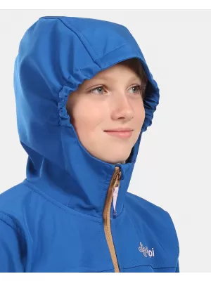 Dětská softshellová bunda KILPI RAVIA-J ZJ0115KI TMAVĚ MODRÁ