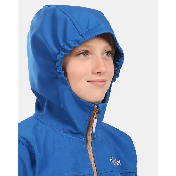  Dětská softshellová bunda KILPI RAVIA-J ZJ0115KI TMAVĚ MODRÁ 