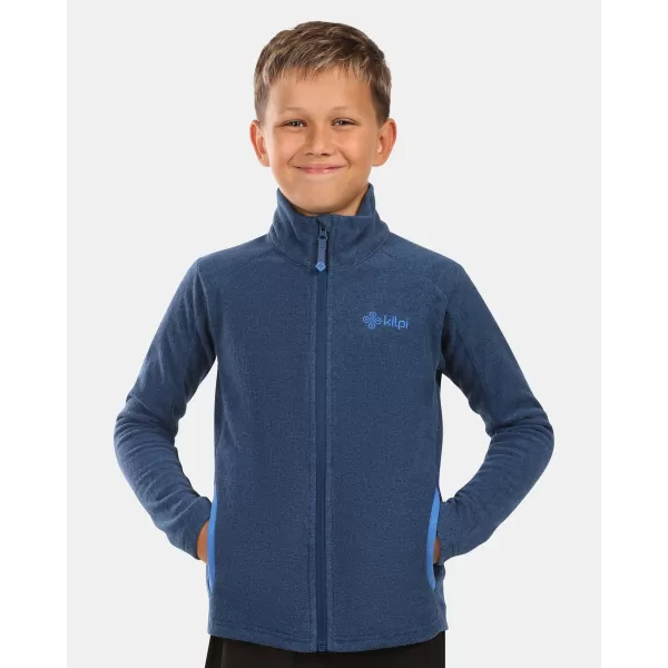 Dětská fleece mikina KILPI GLAMER-J ZJ0203KI TMAVĚ MODRÁ 