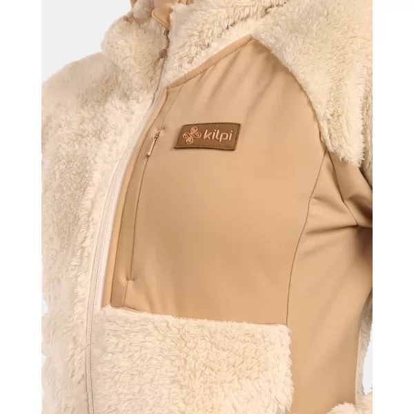  Dámská fleece mikina KILPI NORKA-W ZL0204KI BÉŽOVÁ 