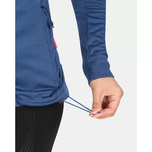 Dámská fleece mikina KILPI SIREN-W ZL0205KI TMAVĚ MODRÁ 