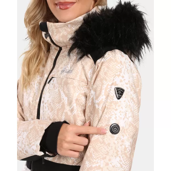  Dámská lyžařská bunda KILPI LENA-W ZL0106KI BÍLÁ 