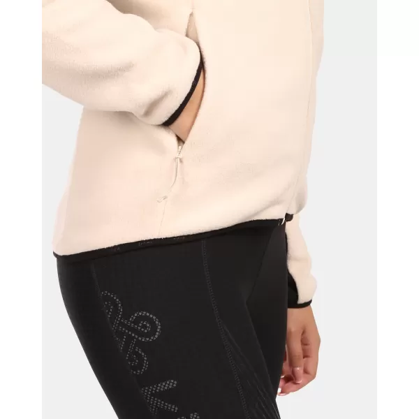  Dámská fleece mikina KILPI KAJAANI-W ZL0209KI BÉŽOVÁ 